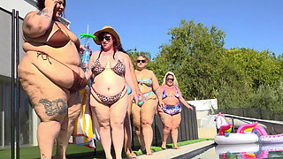 Jeff’s Models Pool Party Orgy