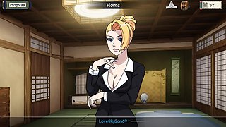 Kunoichi Trainer - Naruto Trainer [v0.21.1] Part 119 Sexy Blonde Secretary Stocking by Loveskysan69