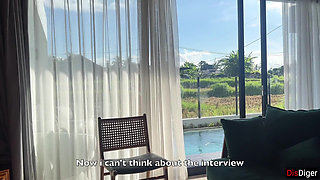 Boss's Daughter Tries to Seduce Employee at Villa Before Interview