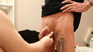 Russian BBW Stepmom Mouth Fuck and Sperm Swallowing