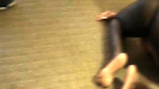 Tan stud gives a POV blowjob to his big cock