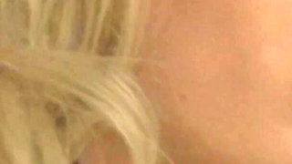 Amazing blonde babe loves hard cock in her tinny anal