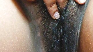 Pussy Fingering by house owner while his wife went for shopping and cuming with Maid