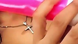 Olivia O'lovely's Ass and Pussy Are Double Penetrated After Toy Warm-up