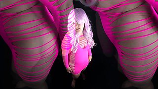 Sexy naked blonde Kiara Lord solo masturbation
