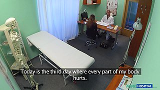 i made a magnificent patient have an climax in record time in my office" - faux hospital