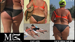 BBW and SSBBW beach candid all covers