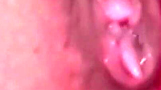 Bitch Fisting Wet Cunt and Peeing on Herself