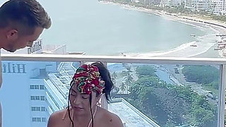 Sex in the Alutas with a View of the Sea with a Very Pregnant Woman