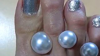 Maitresse Madelines solo foot fetish POV