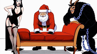 Krampus Stuffed a Butt Plug Into Elvira, the Mistress of Darkness' Ass, and Brought Her to Orgasm. a Christmas Porn Story