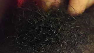 Play with my pussy while daddy is watching me