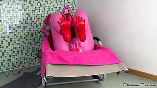 Horny Doll in the Wellness