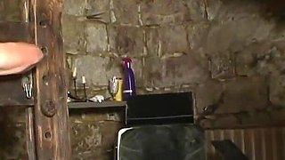 Hot domina makes men eat pussy and get fucked by strap on