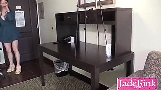 Innocent Teen Jade Kink First Time Casting Couch - No Condom Standing Doggystyle