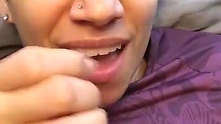 Quickie on the Bed with Missed Cumshot