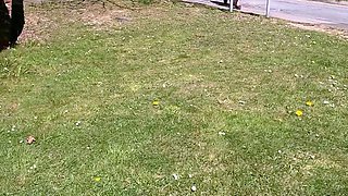 Redhead Czech amateur fucking outdoor