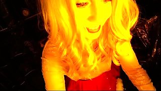 Cute amateur webcam teen girl toying pussy on webcam