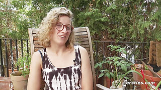 Ersties - French Lust Outdoors - Manu Plays With Her Vulva