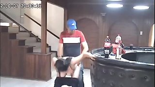 Cheating Wife Fucked Hard in Secret Spy Cam Threesome - Creampie & Hot Amateur Action