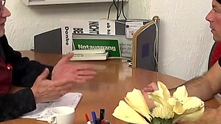 The Horny Blonde Fucked in the Toilet at the Job Interview