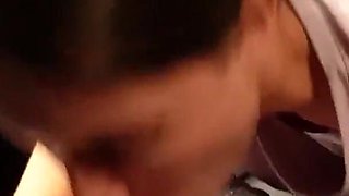 Cheating Blowjob in Car While Hubby Play Games