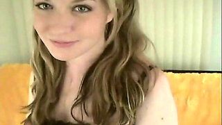 Haley Scott in Lingerie and Pantyhose Giving Headjob