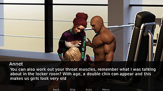 Gym trainer tease to my hot wife and he fucked her in locker room