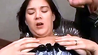 Asian Amateur Orgasms With Fucking Machine