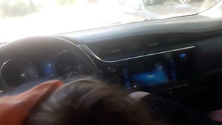 Turkish blowjob in car