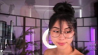 Blonde tight pussy babe solo toy fun in glamour masturbation