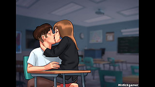 Summertime Saga Hot Teacher Gets Fucked My Young Dick