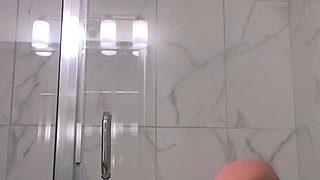 Amateur super sexy teen busty brunette in action