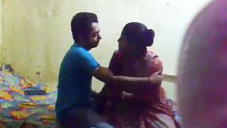 Ugly mature Indian mom is getting her body caressed sensually in amateur video