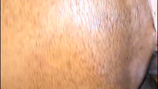 Husband Fuck Wife in a Black Leather Outfit
