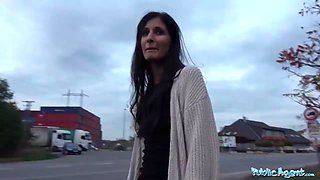 Public Agent Coco Kiss Fix My Car and Fuck My Pussy