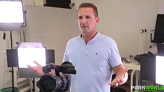 Ginebra Belucci treats her two colleagues to multi-dick sucking and fucking GP1419