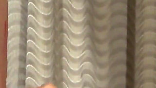 Human Clothes Drying Stand, Mistress Ties the Domestic Slave's Dick and Balls with Rope and Hangs the Laundry on the Rope