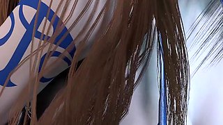 3D Hot Cosplay Model Teasing the Old Dick to Fuck Her Pussy in the Bathroom