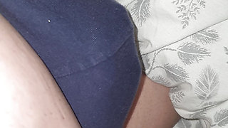 Married Step Mom almost caught with hand into step son pants touching his cock