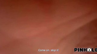 Russian amateur teen films her anal sex with BF for a contest