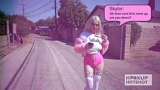 Blonde With Massive Milkers Skylar Vox Gets Fucked Like A Nasty Whore
