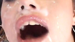 Hot Gangbang for Crystal Clear's Sweet Lips