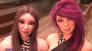 Eye-rolling orgasm in cartoon fantasy with Misskitty2k
