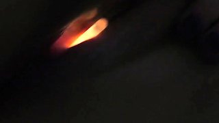 Hot Blonde Girl With Big Tits Gaping Pussy With Glowsticks