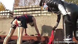 Sissy Slut - Outdoor Domination