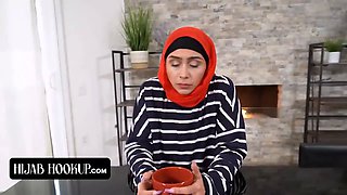 Horny sonny trains middle eastern step-mom Lilly Hall how to give the best fellatios