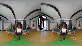 Jerk Off & Cum On My Big Tits While I Try On My Extra Small Bikini & Tight Yoga Pants - RealHotVR