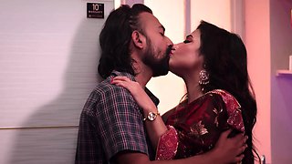 Tiny Indian MILF Naomi Shah swallows a stiff cock