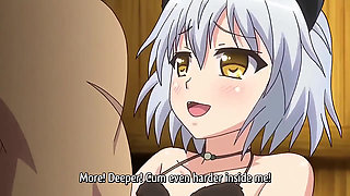 Catgirl has the hots for the hero.